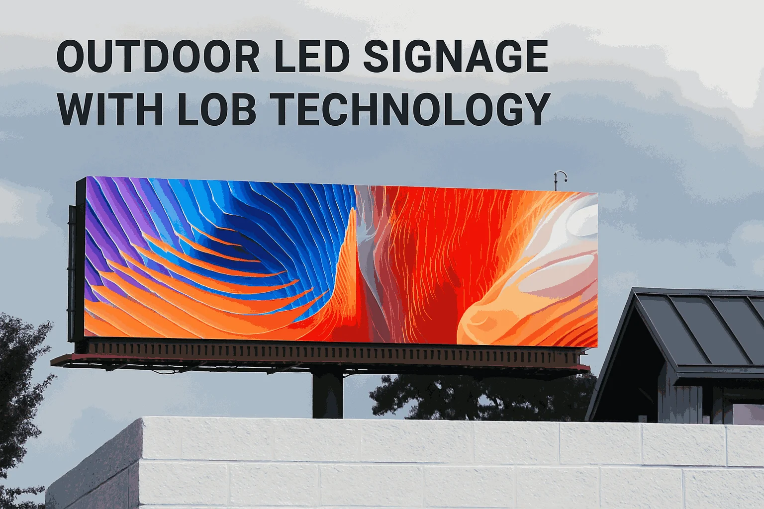 Outdoor LED Signage Powered by LOB Technology Outdoor LED Signage Powered by LOB Technology